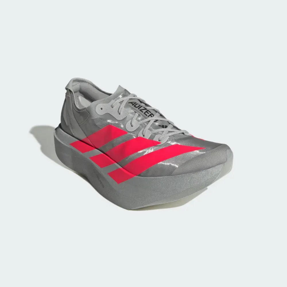 Adizero Adios Pro Evo 2 Silver Metallic Lucid Red Grey Two