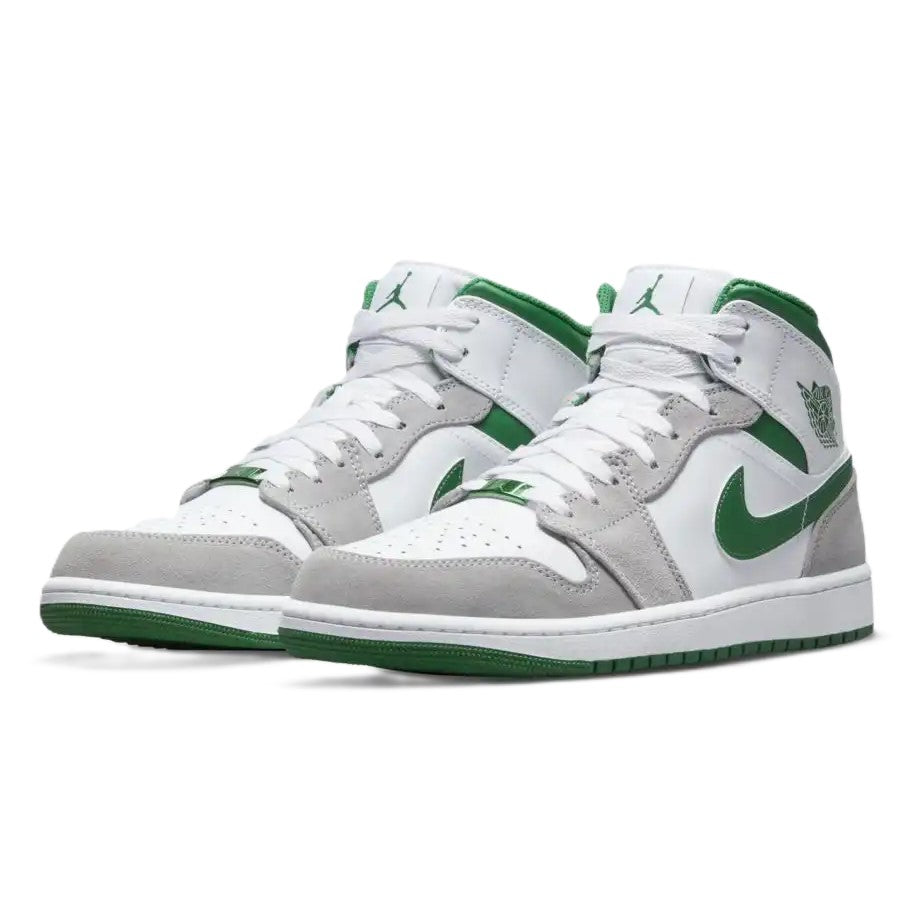 Air Jordan 1 Mid Grey Green