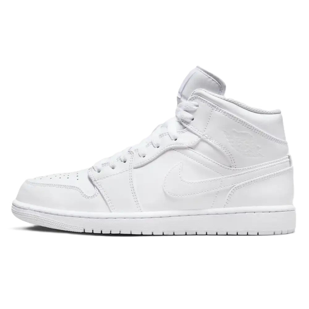 Air Jordan 1 Mid Triple White (2022)