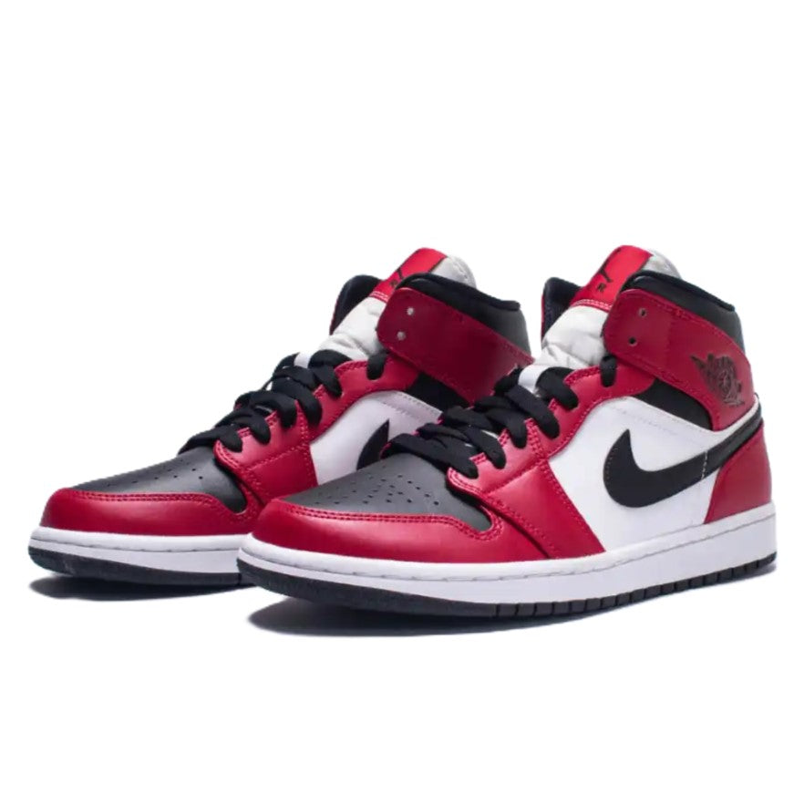 Air Jordan 1 Mid Chicago Black Toe