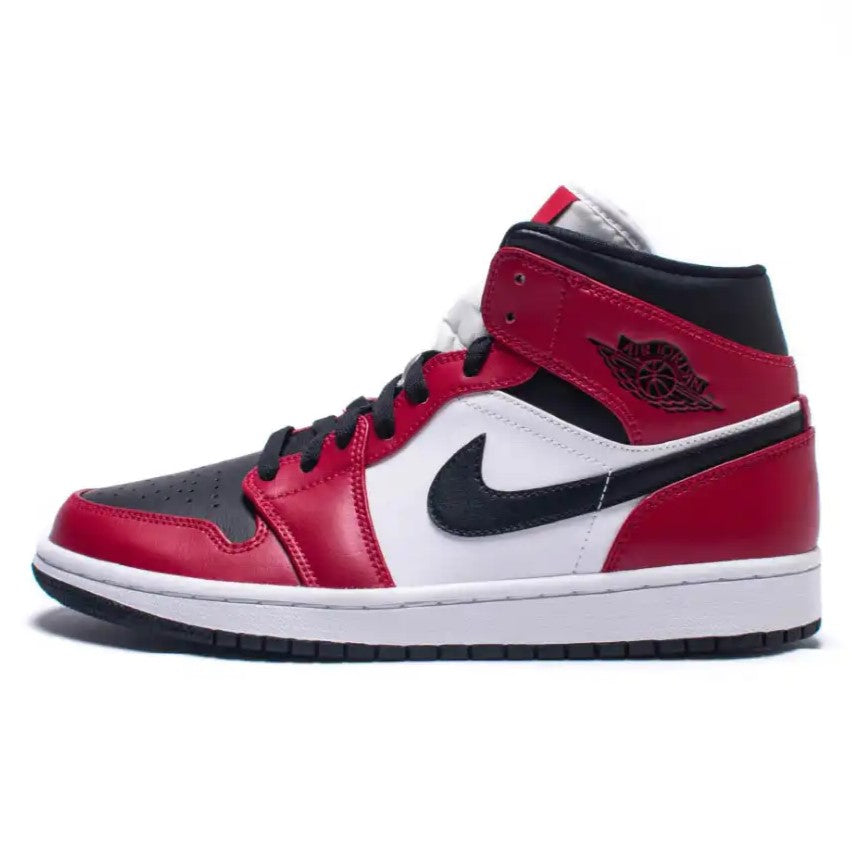 Air Jordan 1 Mid Chicago Black Toe