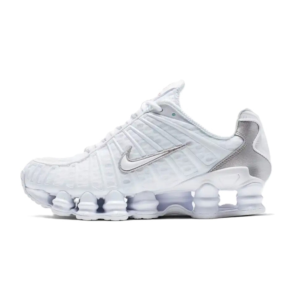 Nike Shox TL White and Max Orange