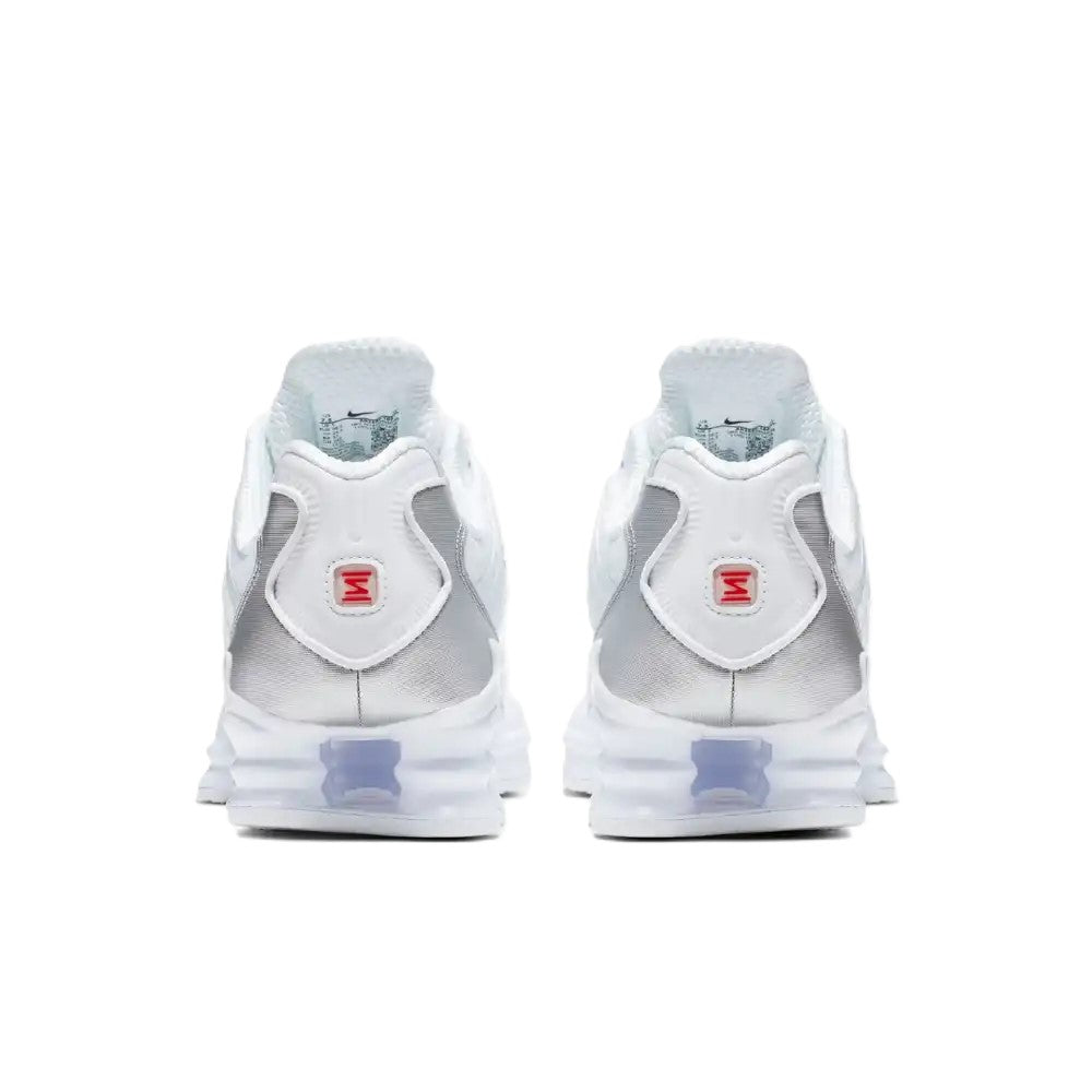 Nike Shox TL White and Max Orange