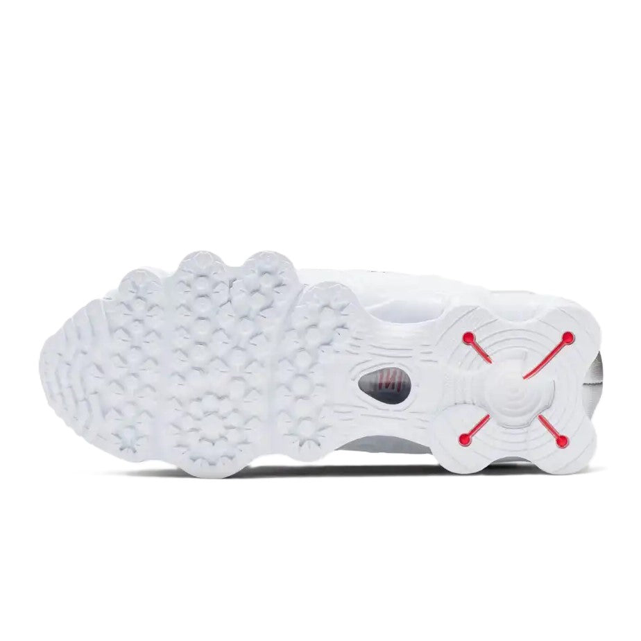 Nike Shox TL White and Max Orange