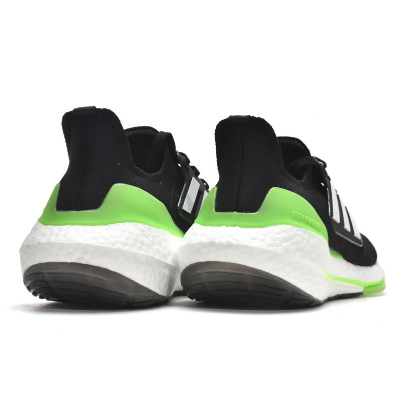 Adidas Ultraboost 22 Black Solar Green