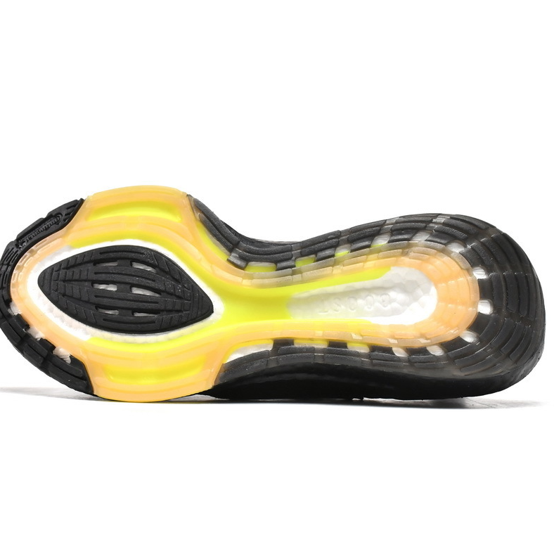 Adidas Ultraboost 22 Black Solar Yellow